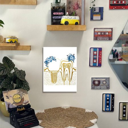 لوحة طب اسنان