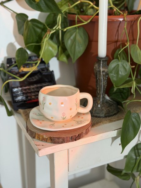 كوب وردة التوليب