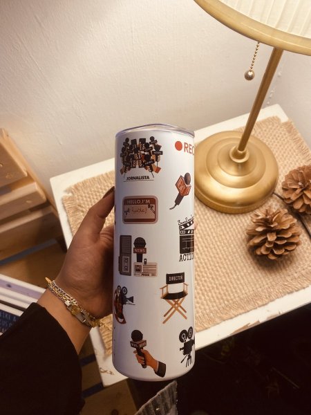 حافظة حرارة بتصميم صحافة واعلام