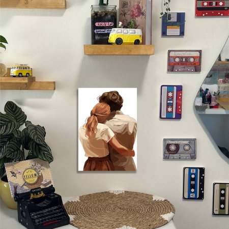 لوحة حضن حب