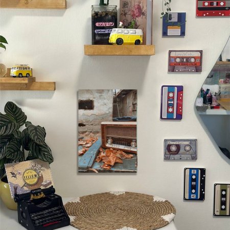 لوحة راديو قديم