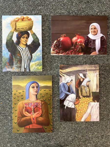 لوحات تراثية عن الرمان