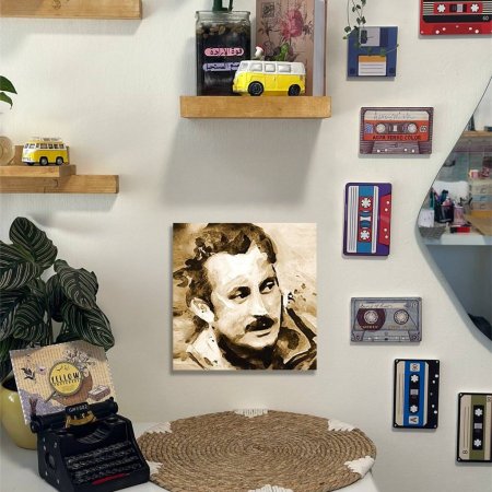 لوحة فنية غسان كنفاني