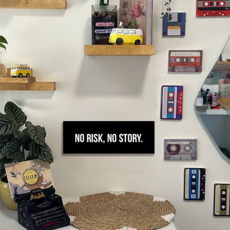 لوحة no risk no story