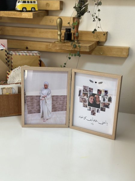 برواز الدفتر بتصميم القلب
